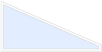 Schematisk bild av fast gavelspetsfönster.